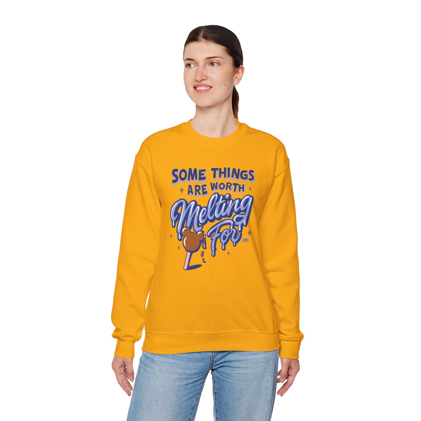 Some Things Are Worth Melting For - Adult Crewneck Sweatshirt