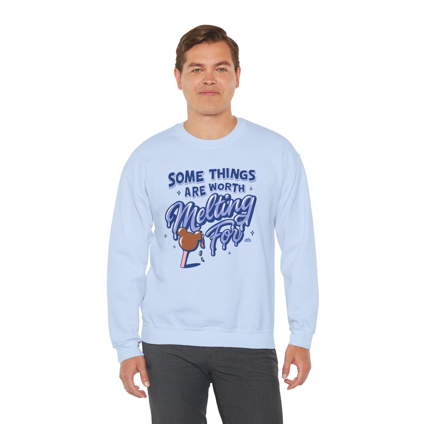 Some Things Are Worth Melting For - Adult Crewneck Sweatshirt