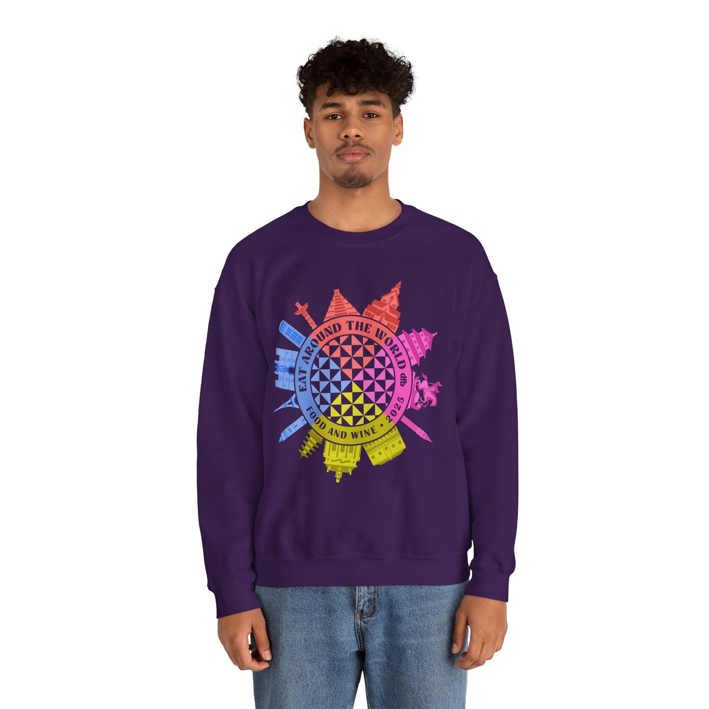 LIMITED EDITION Food & Wine Compass - Adult Crewneck Sweatshirt