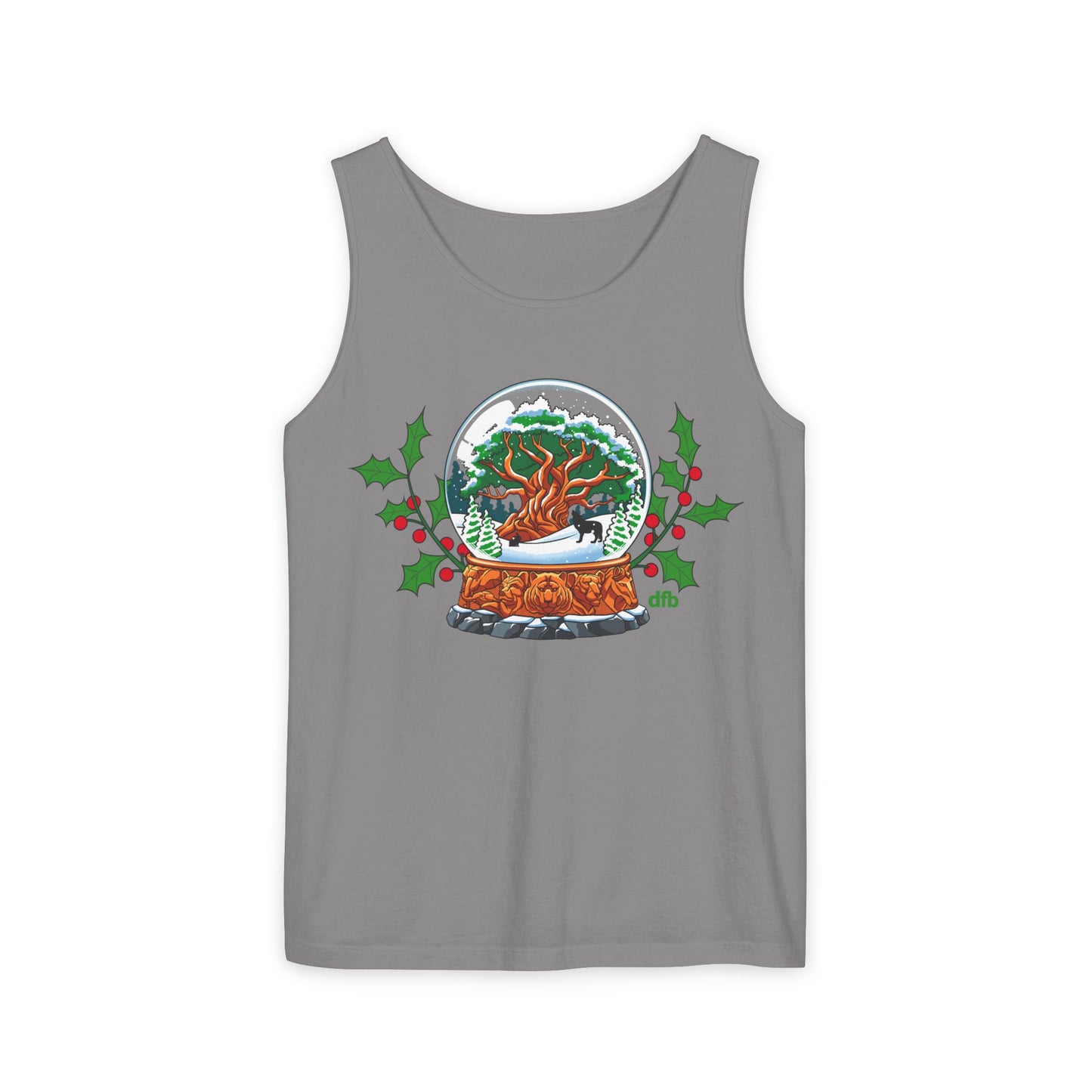 Animal Kingdom Snowglobes - Unisex Garment-Dyed Tank Top