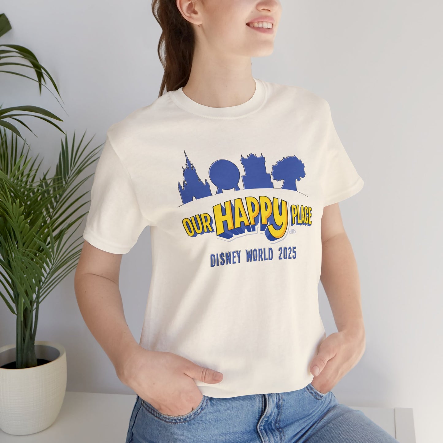 Our Happy Place 2025 - Family Matching Tee - Adult Tee Shirt