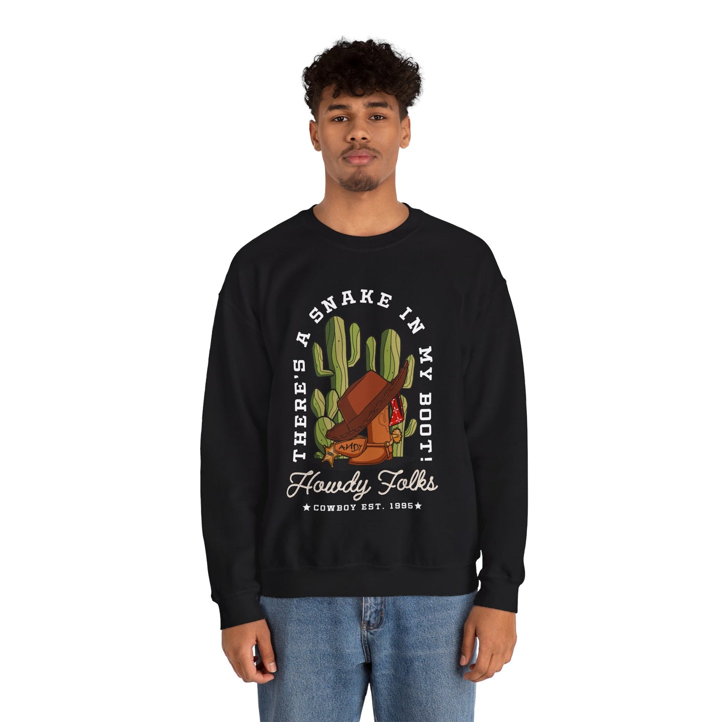 Howdy Folks - Adult Crewneck Sweatshirt