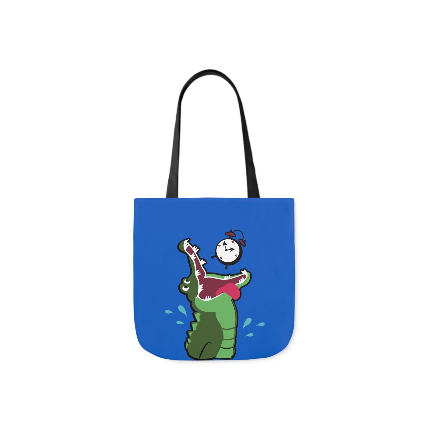 Tick Tock Croc- Canvas Tote Bag