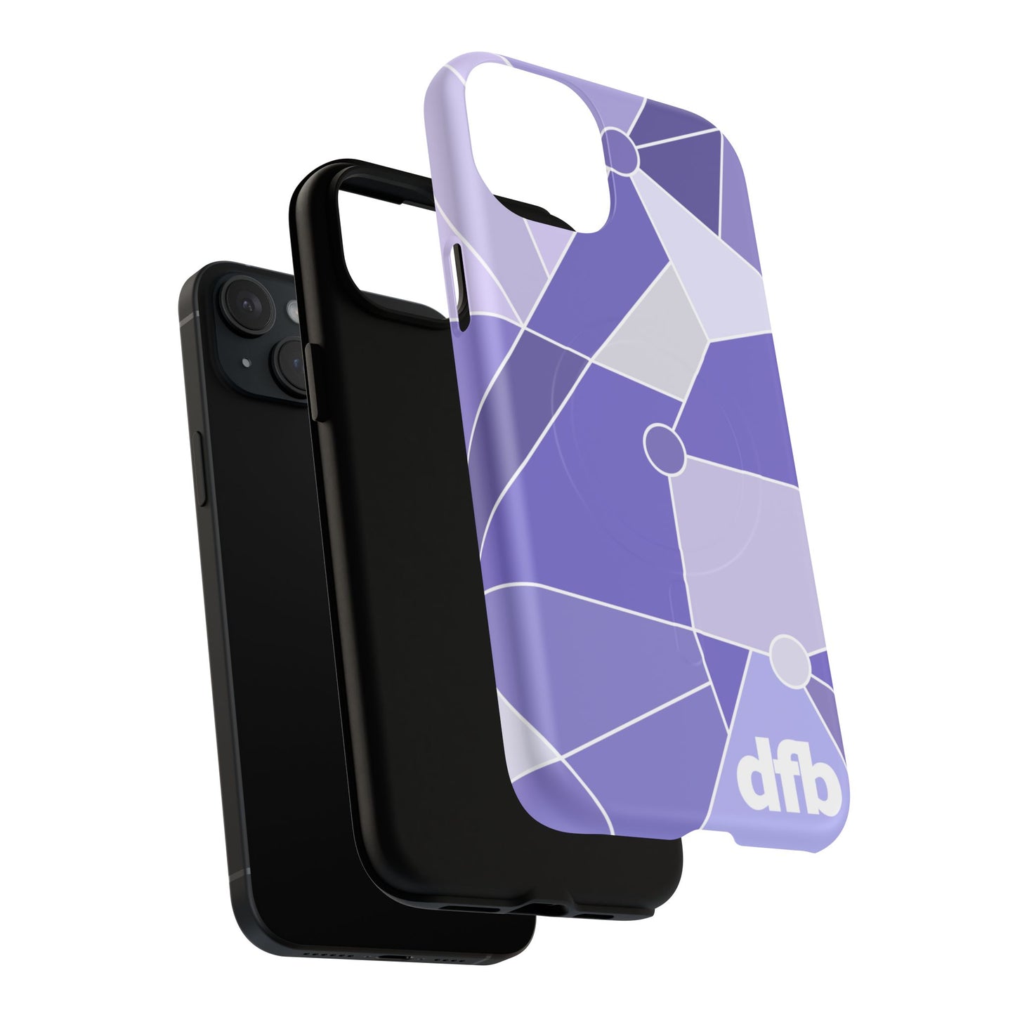 Tomorrowland Purple Wall - Tough Magnetic iPhone Case