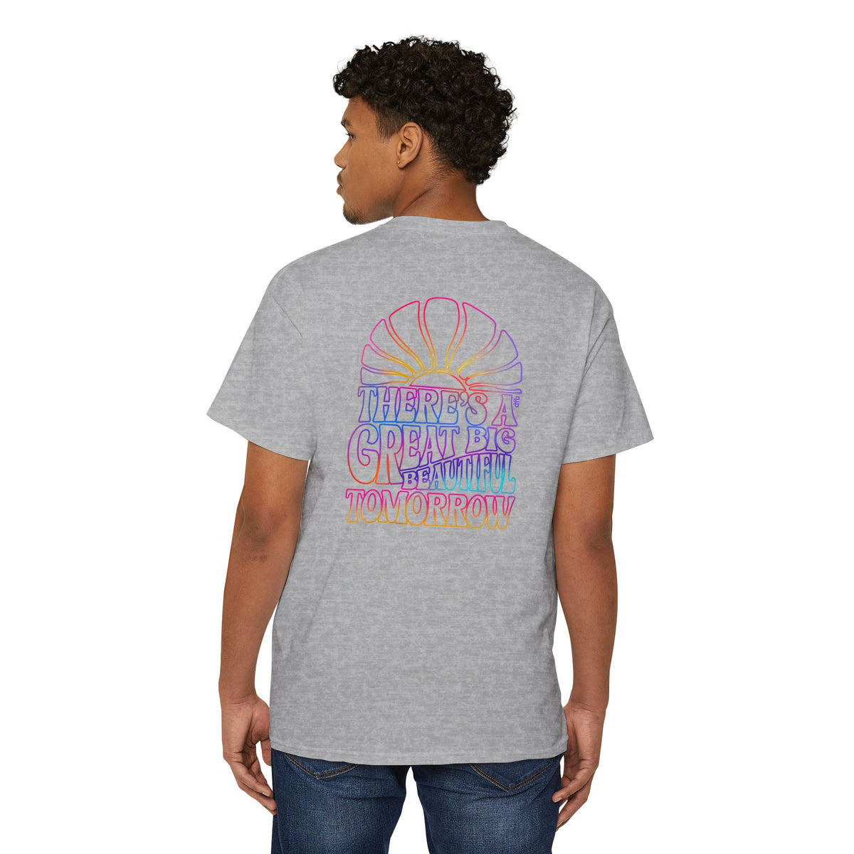 LIMITED EDITION Great Big Beautiful Tomorrow - Front & Back w/ Pocket - Unisex Heavy Cotton Pocket Tee