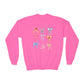 Bibbidi Bobbidi Bow - Princess Bows - Youth Crewneck Sweatshirt