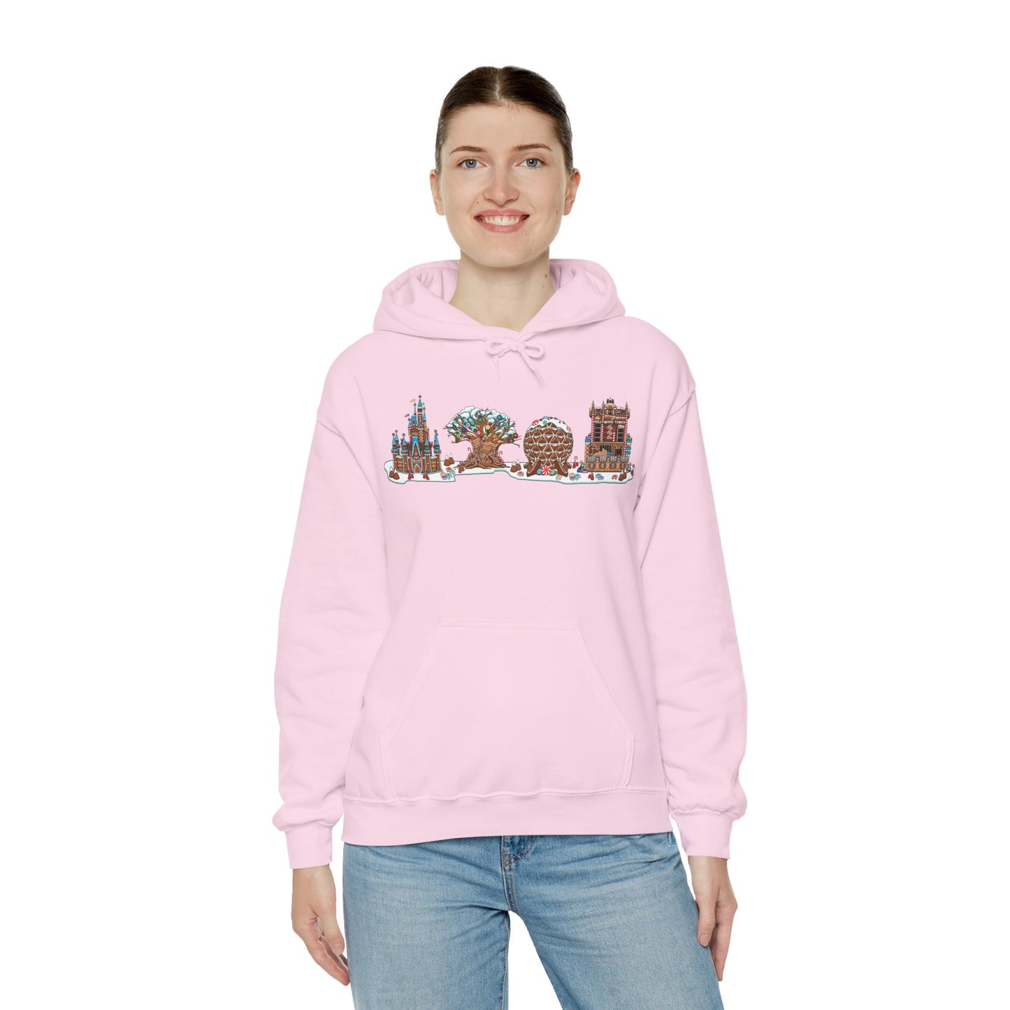 Gingerbread Park Icons - Adult Hoodie Sweatshirt