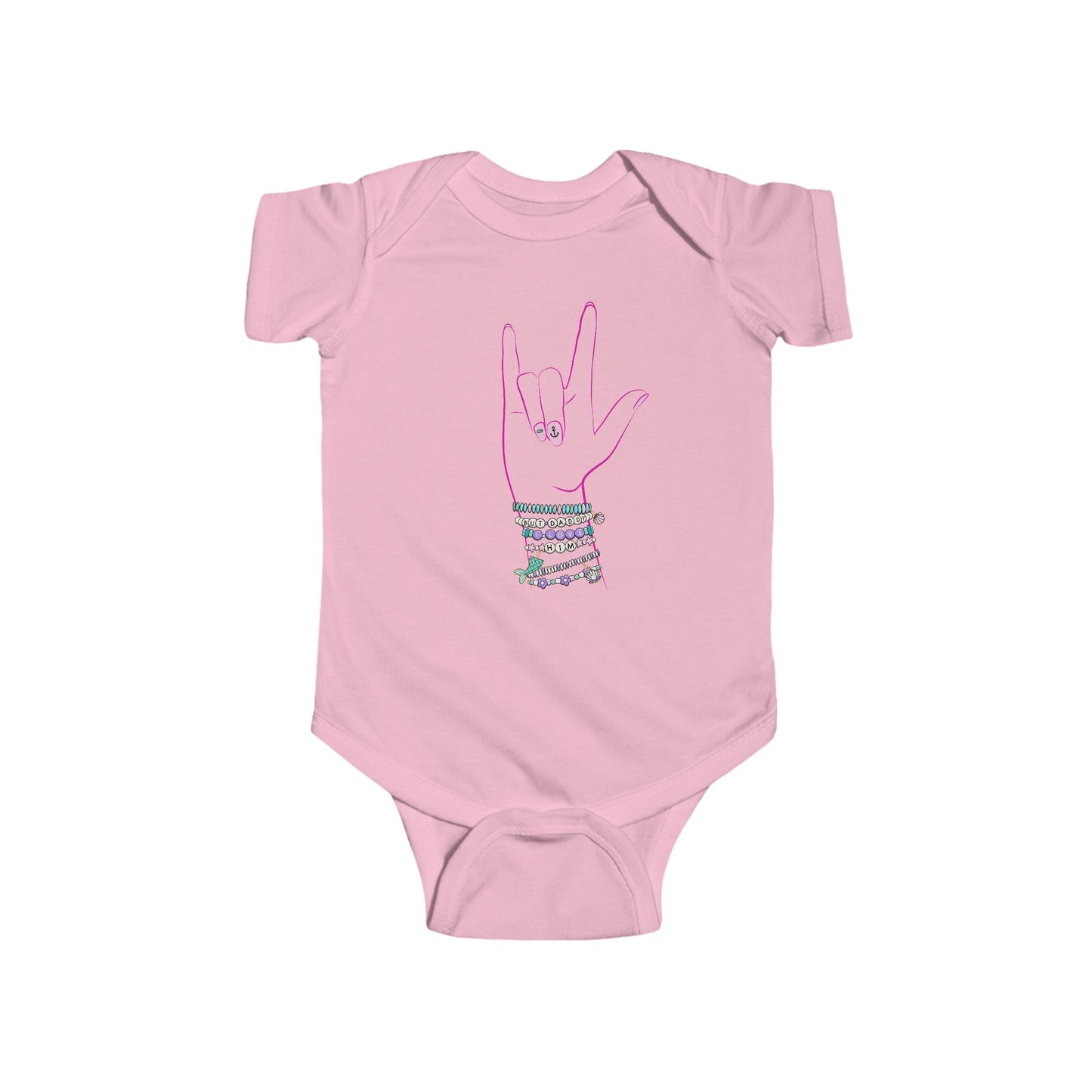 "But Daddy I Love Him!" - Friendship Bracelets - Baby Onesie