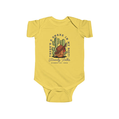 Howdy Folks -  Baby Onesie