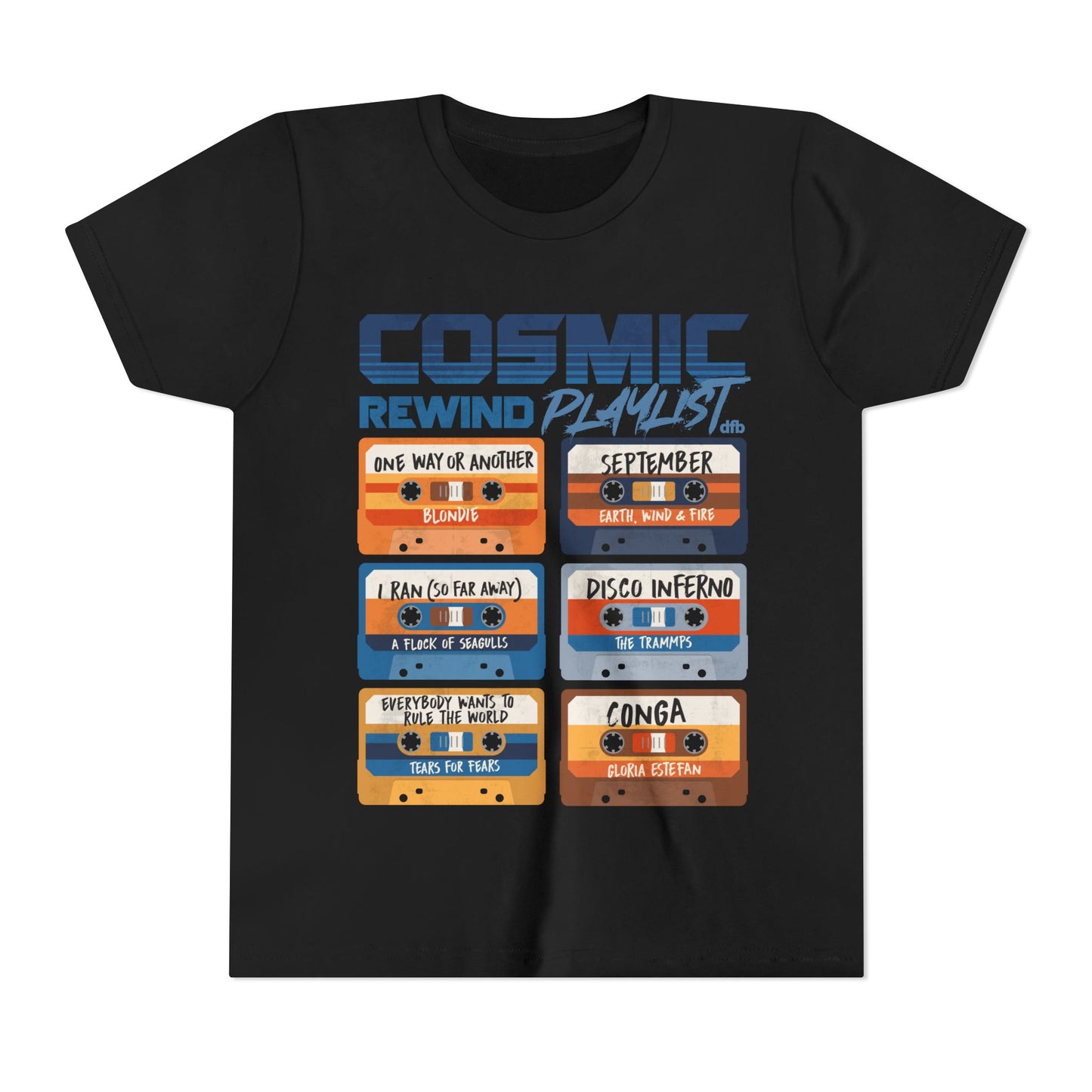 Cosmic Rewind Mixtapes - Kid's Tee Shirt