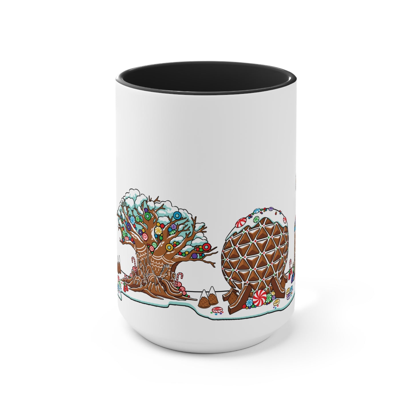 Gingerbread Park Icons - Accent Mugs