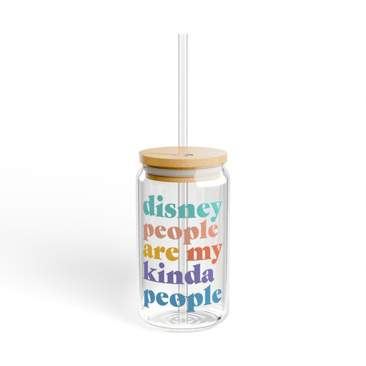 Disney People Are My Kinda People - Sipper Glass, 16oz