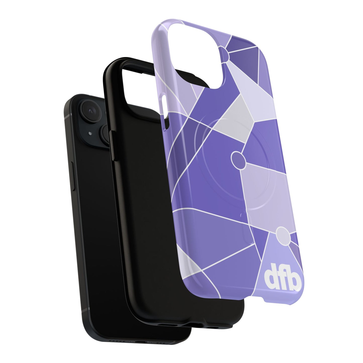 Tomorrowland Purple Wall - Tough Magnetic iPhone Case