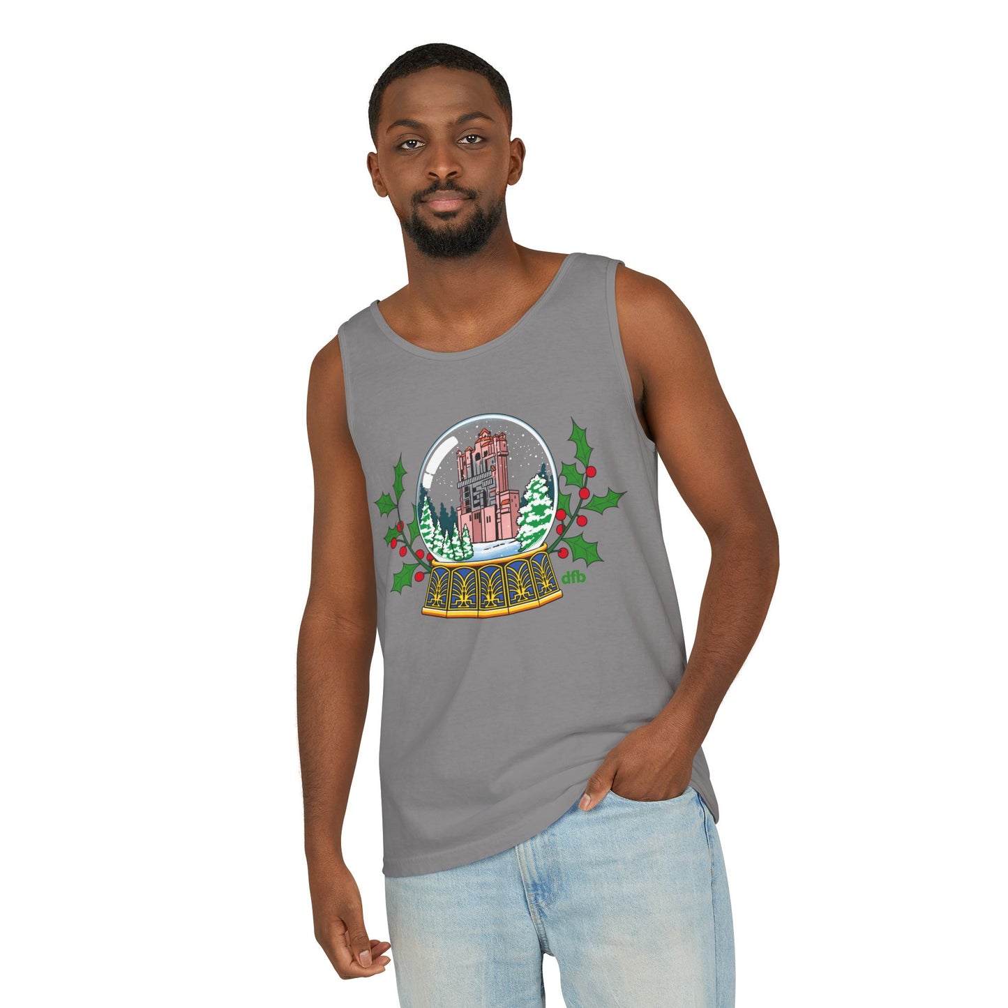 Hollywood Studios Snowglobes - Unisex Garment-Dyed Tank Top
