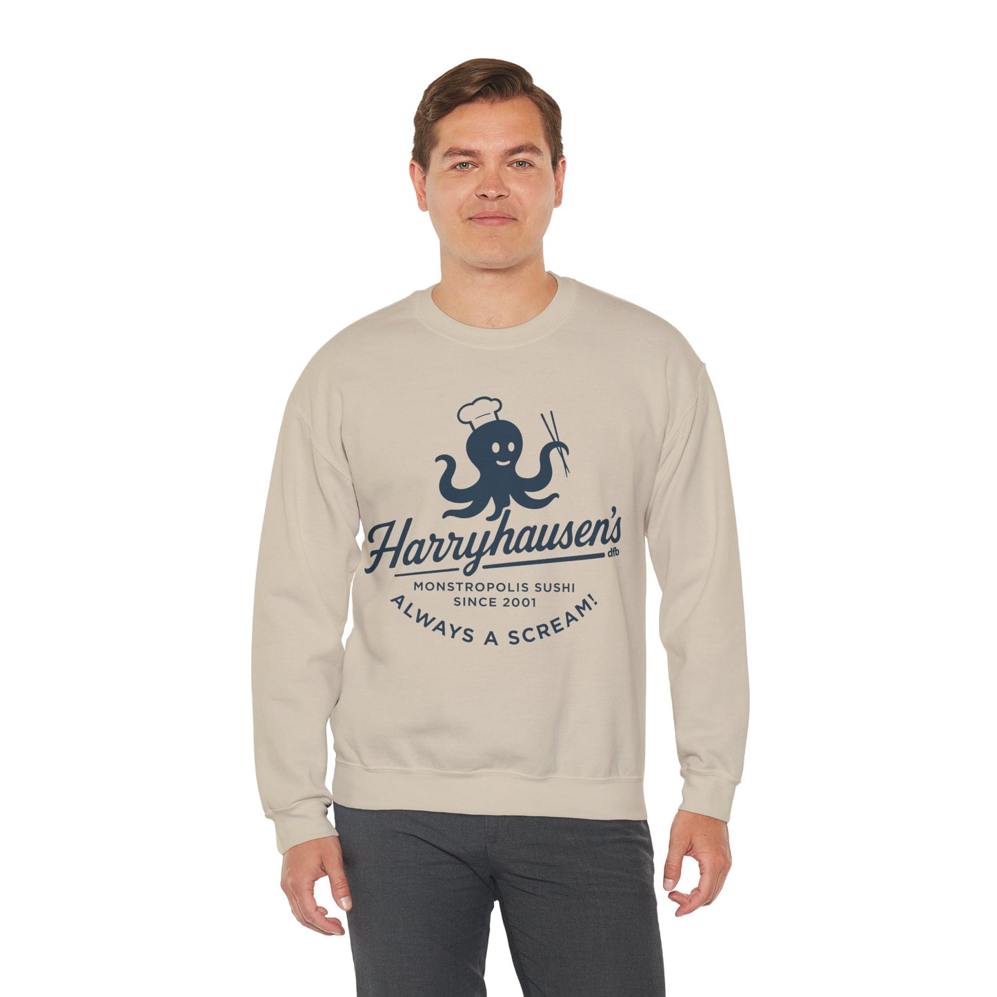 Harryhausen's - Adult Crewneck Sweatshirt