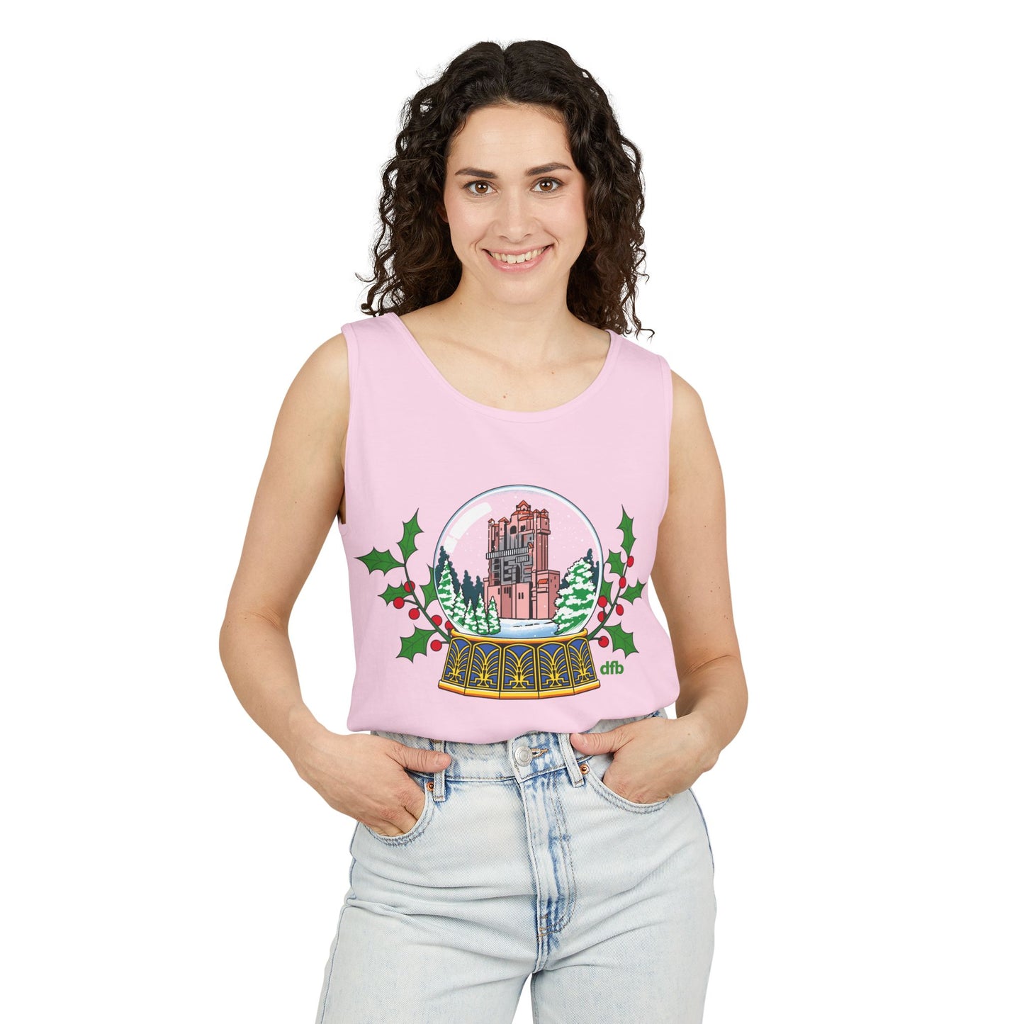 Hollywood Studios Snowglobes - Unisex Garment-Dyed Tank Top