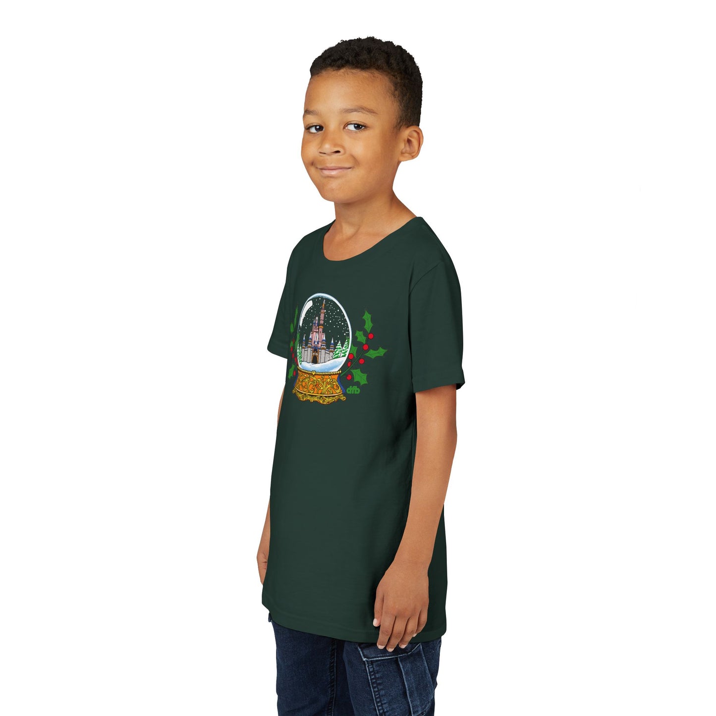 Magic Kingdom Snowglobes -  Kid's Short Sleeve Tee Shirt