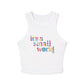 it's a small world - Women's Micro Rib Racer Tank Top