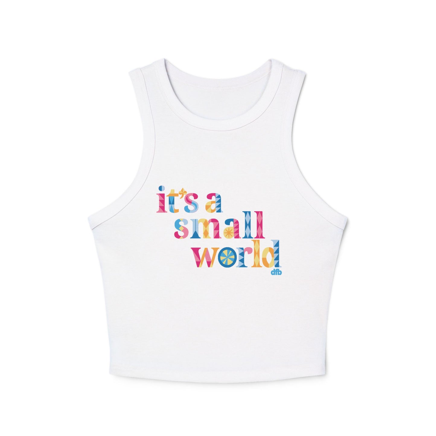 it's a small world - Women's Micro Rib Racer Tank Top
