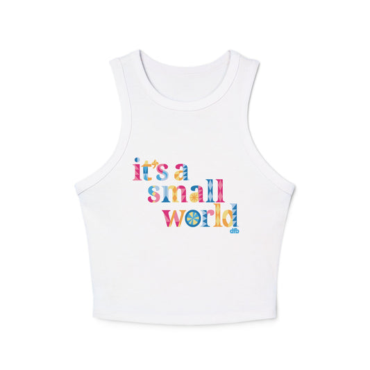 it's a small world - Women's Micro Rib Racer Tank Top