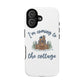 Snowy, Cabin Castle I'm Coming to the Cottage - Tough Magnetic Phone Case