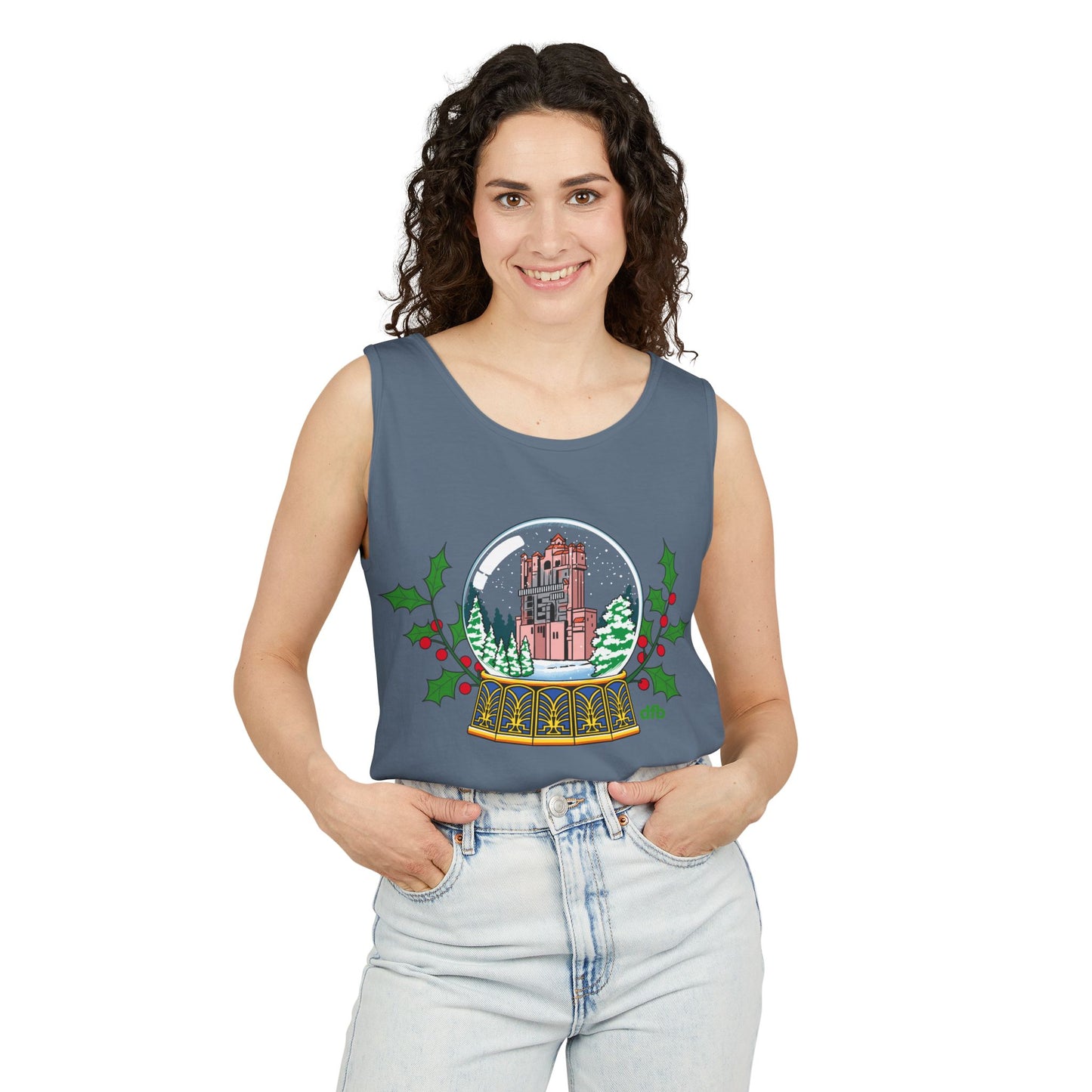Hollywood Studios Snowglobes - Unisex Garment-Dyed Tank Top