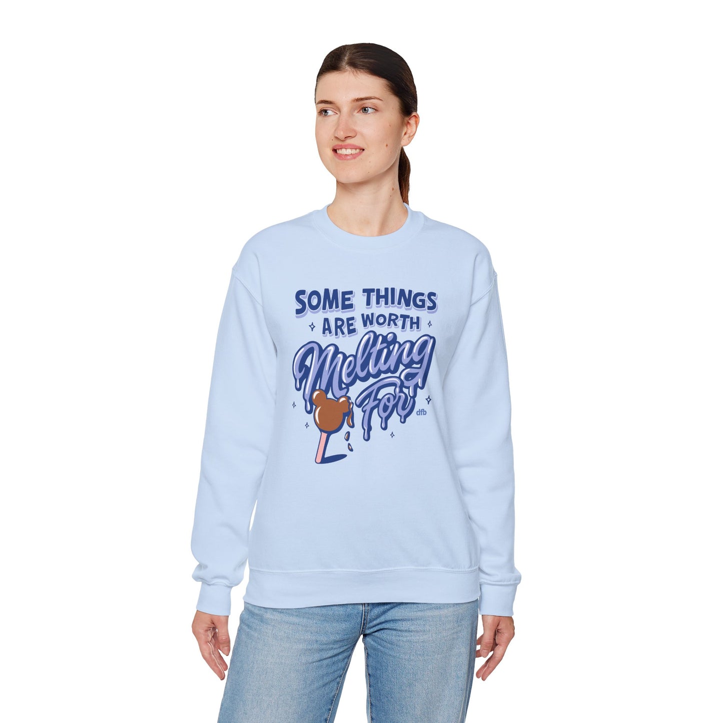 Some Things Are Worth Melting For - Adult Crewneck Sweatshirt