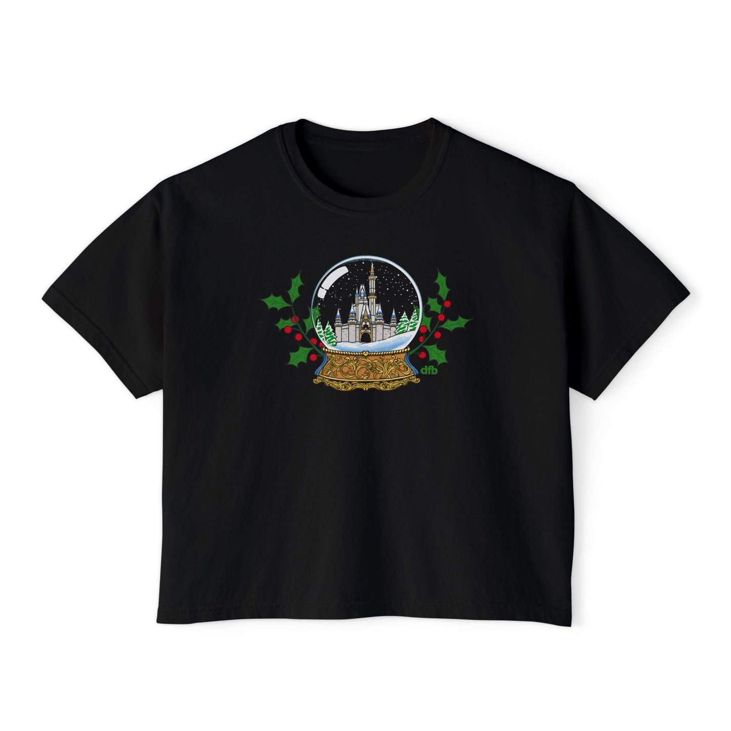 Magic Kingdom Snowglobes  - Women's Boxy Tee
