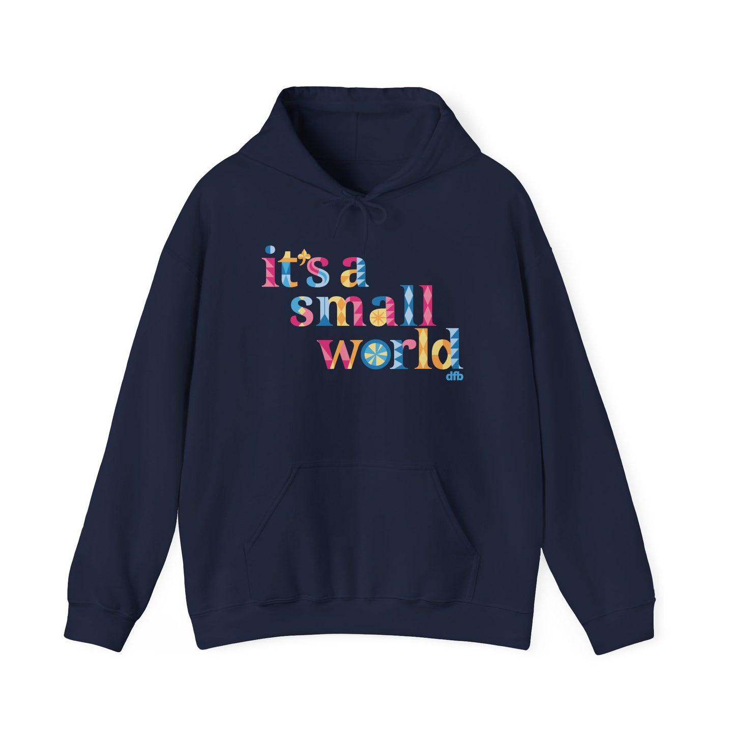 it's a small world -  Adult Hoodie Sweatshirt