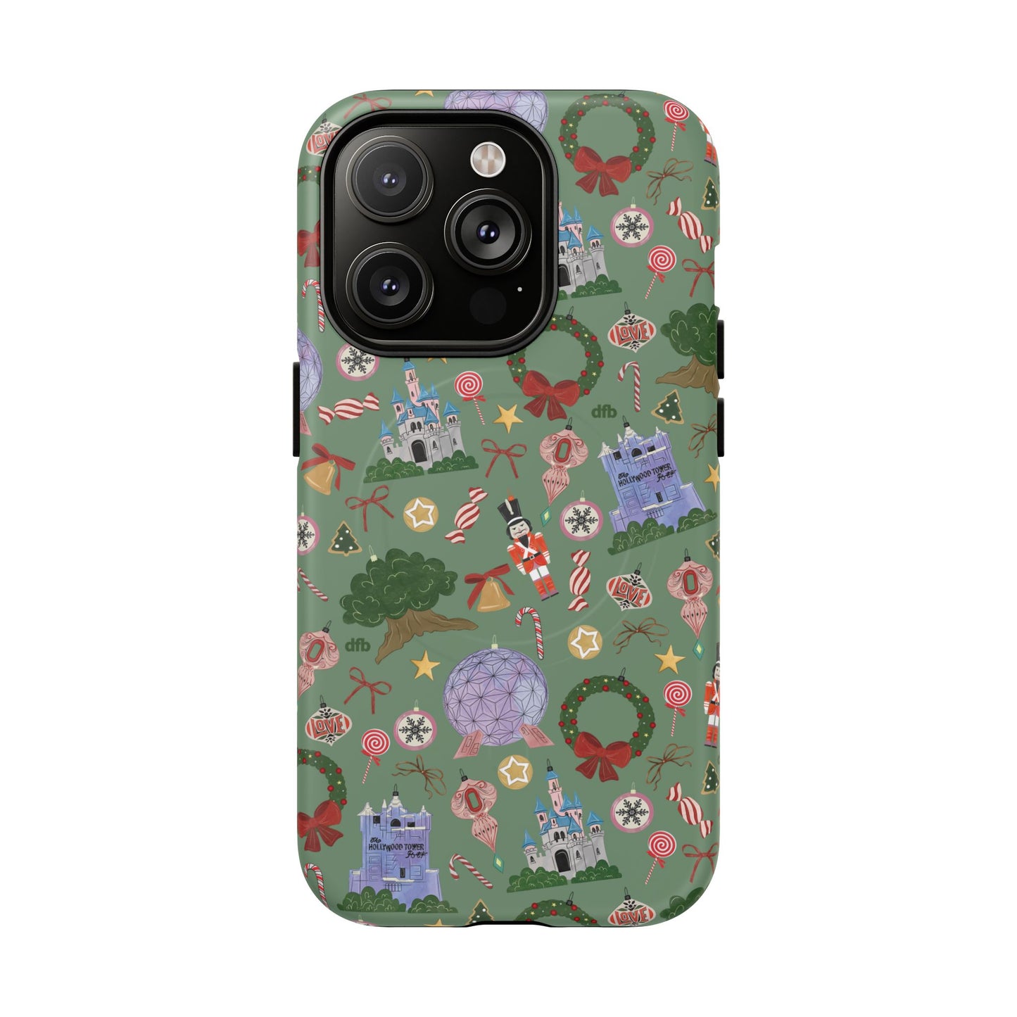 Park Icons Vintage Ornaments - Tough Magnetic iPhone Case