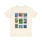 Animal Kingdom Vintage Stamps - Adult Tee Shirt