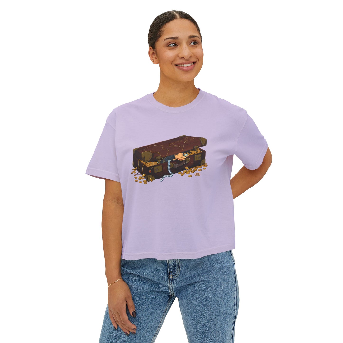 Niffler in a Suitcase - Women's Boxy Tee