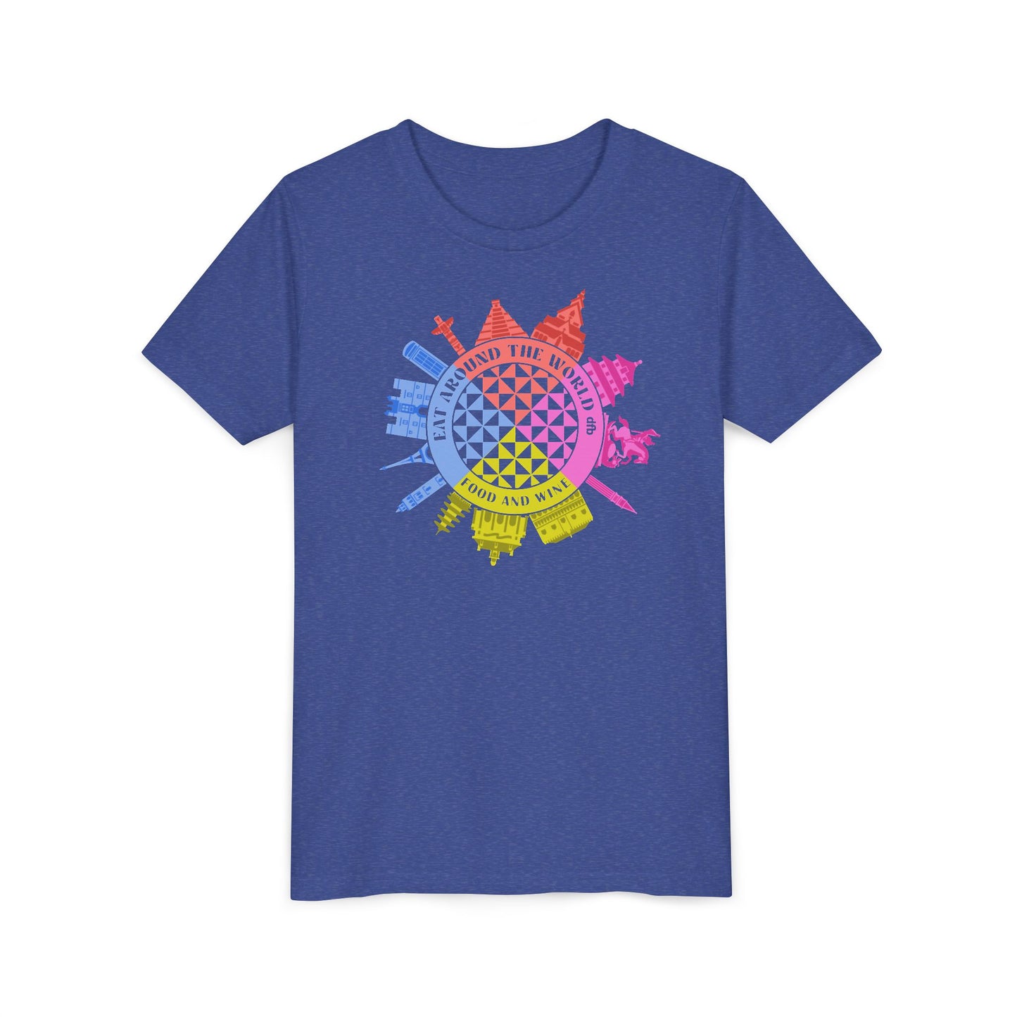 LIMITED EDITION Food & Wine Compass -  Kid's Short Sleeve Tee Shirt