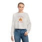I'm Coming to the Cottage - Women's Cropped Fleece Pullover