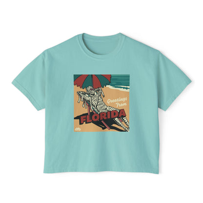 Monsters on Vacation - Women's Boxy Tee