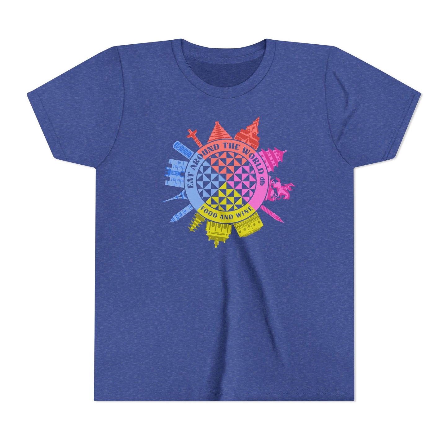 LIMITED EDITION Food & Wine Compass -  Kid's Short Sleeve Tee Shirt