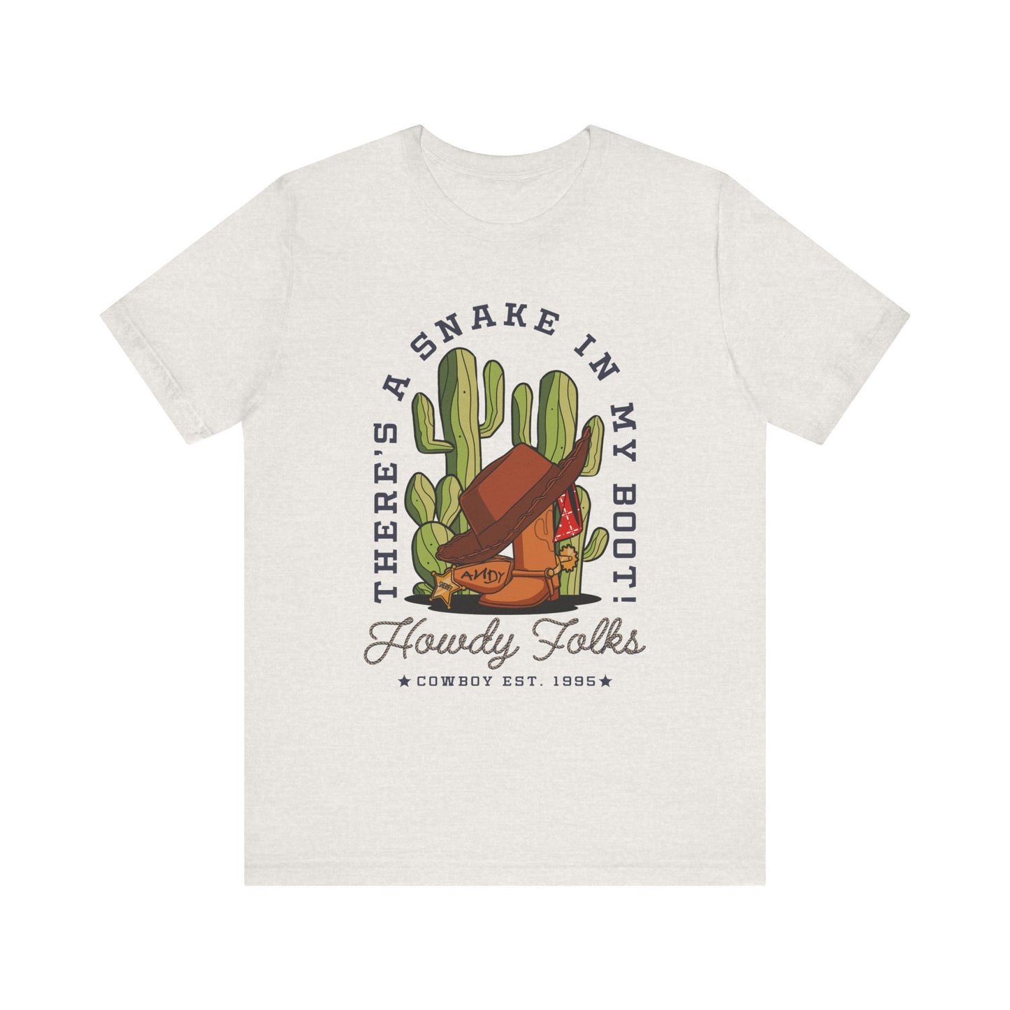 Howdy Folks - Adult Tee Shirt