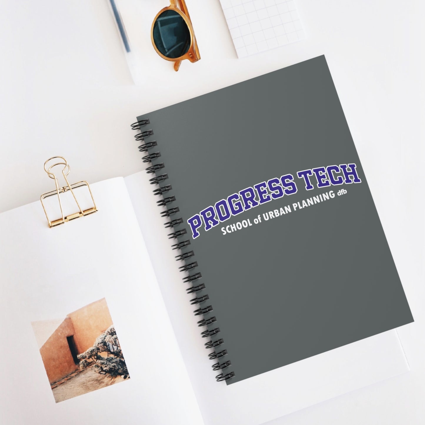 Progress Tech - Spiral Notebook, Ruled Line
