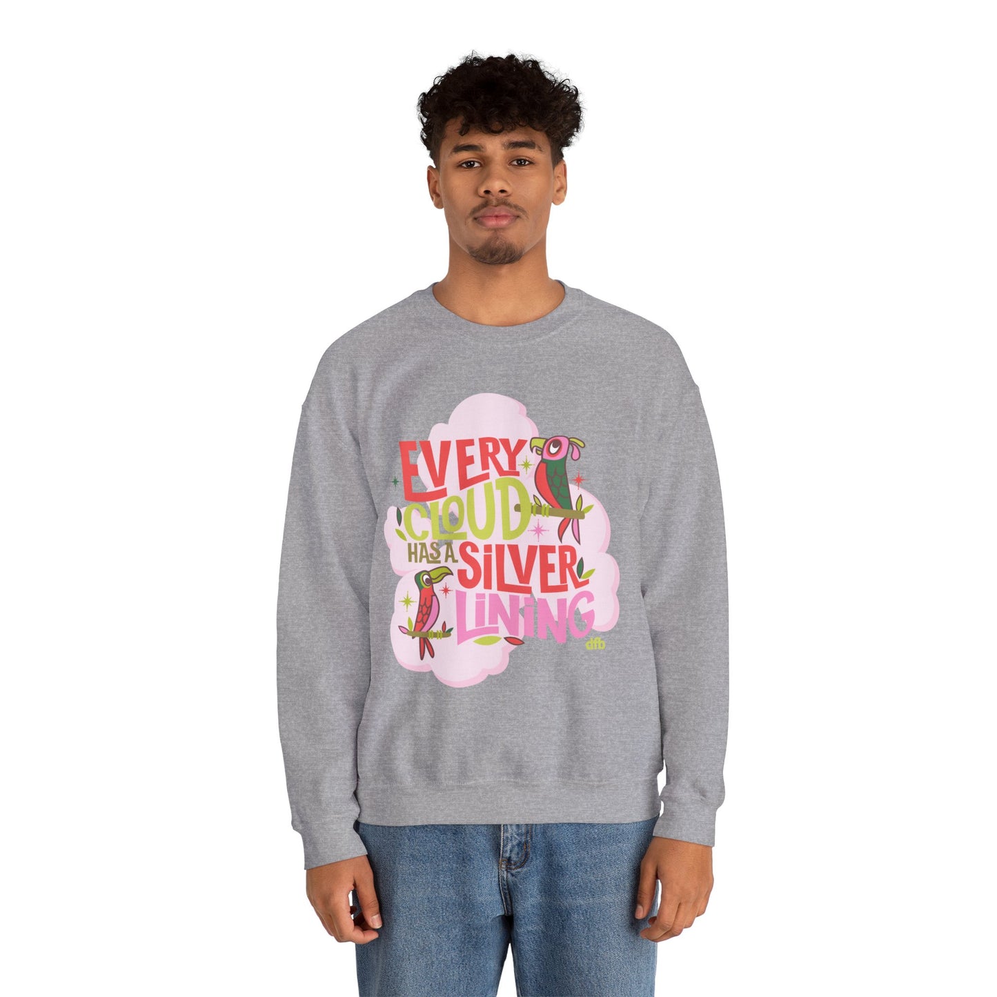 LIMITED EDITION Every Cloud Has a Silver Lining - Adult Crewneck Sweatshirt
