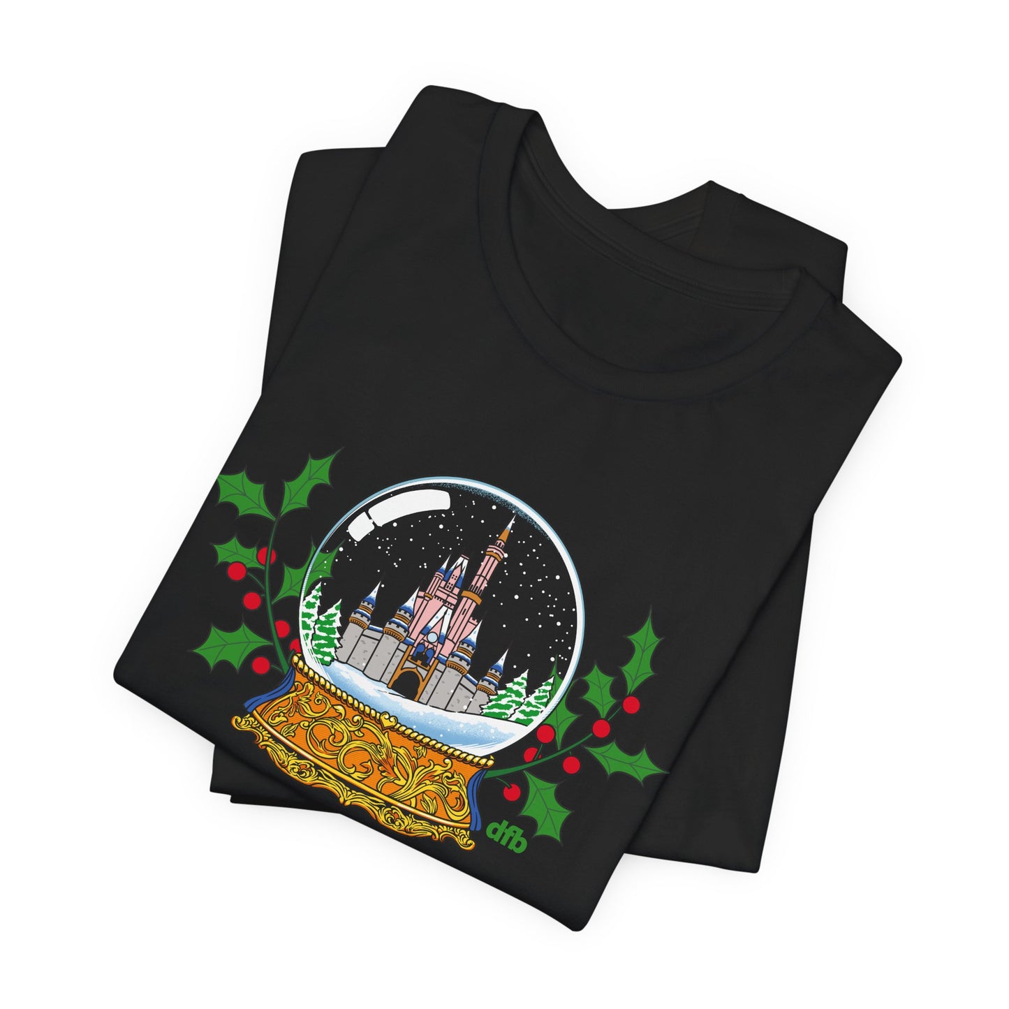 Magic Kingdom Snowglobes - Adult Tee Shirt