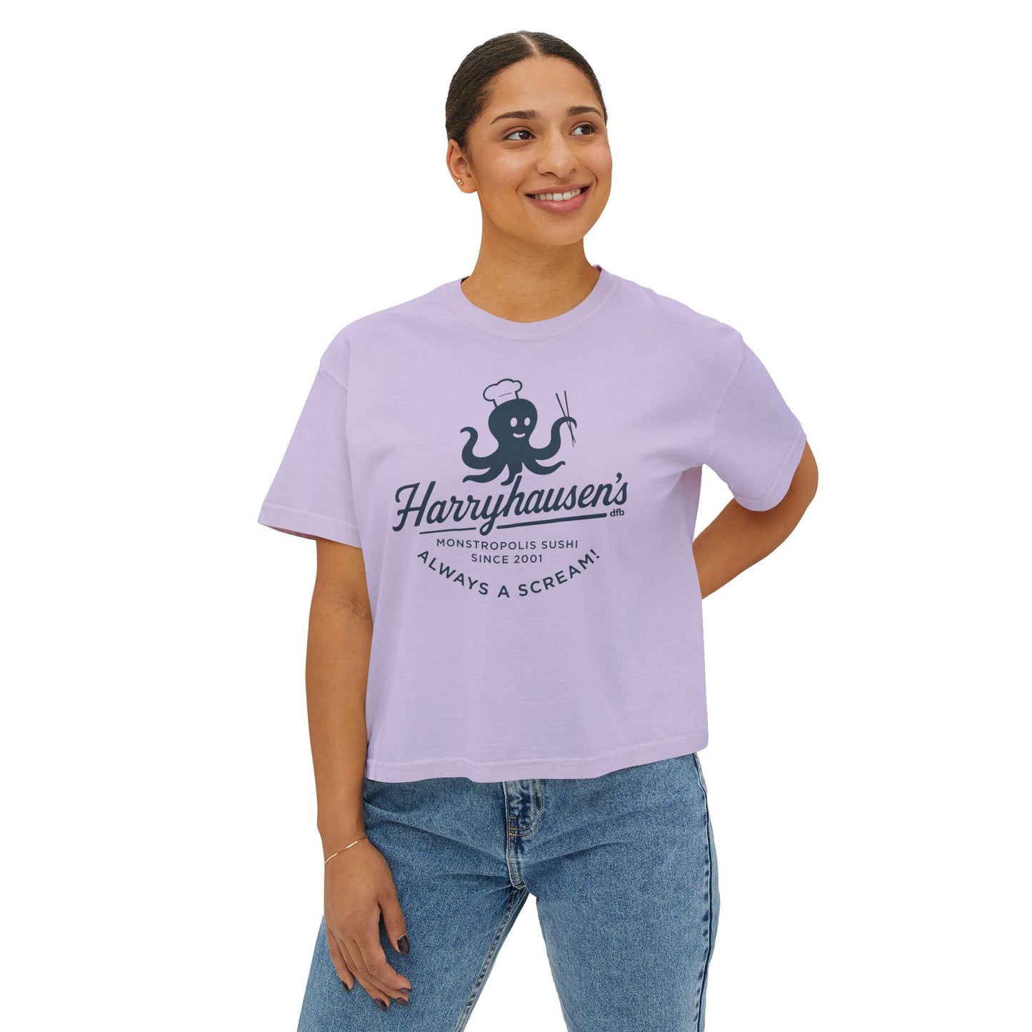 Harryhausen's - Women's Boxy Tee
