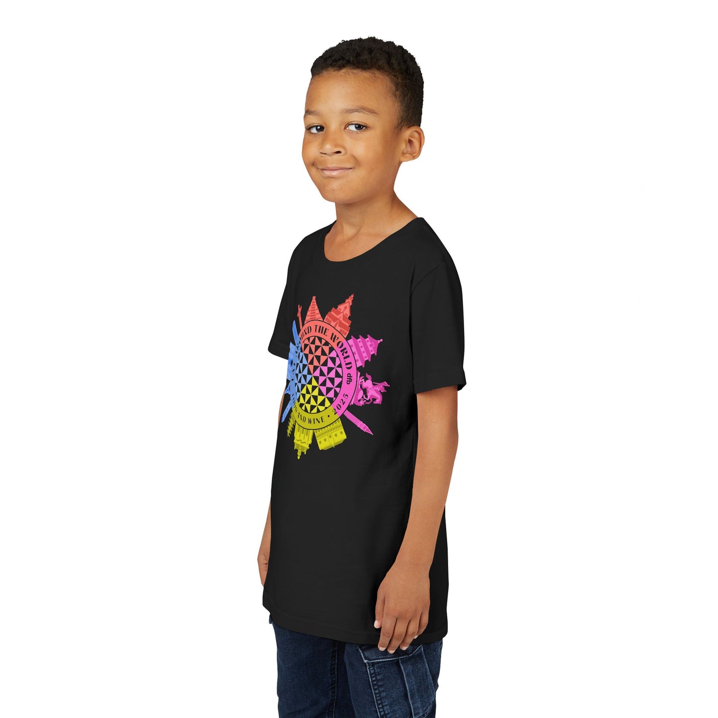 LIMITED EDITION Food & Wine Compass -  Kid's Short Sleeve Tee Shirt