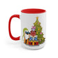 Fab 5 as Christmas Presents - Accent Mugs