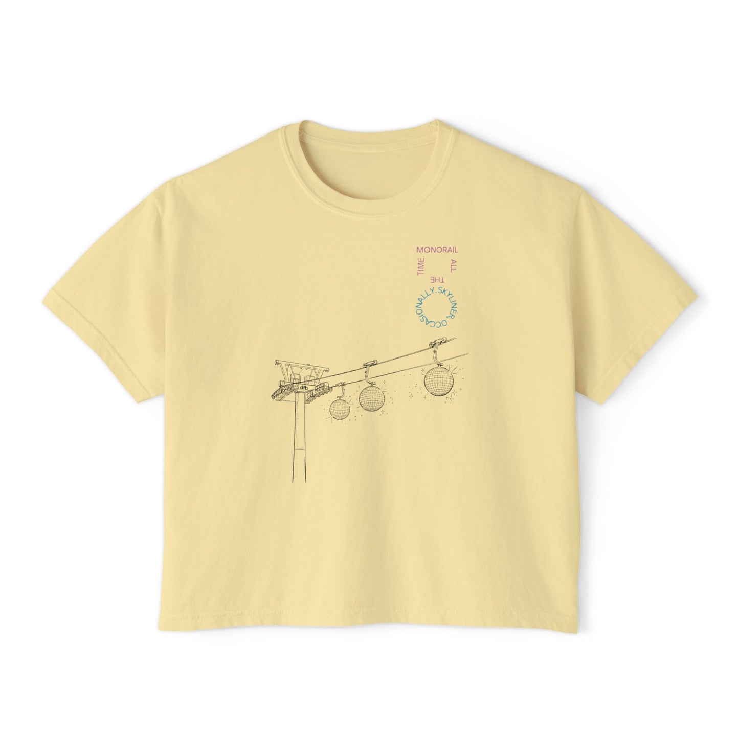 Monorail All The Time - Women's Boxy Tee