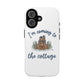 Snowy, Cabin Castle I'm Coming to the Cottage - Tough Magnetic Phone Case