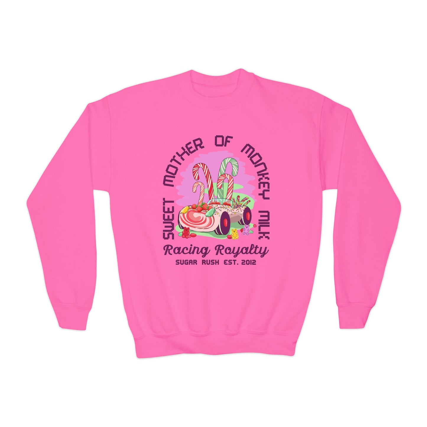 Vanellope von Schweetz - Racing Royalty - Youth Crewneck Sweatshirt