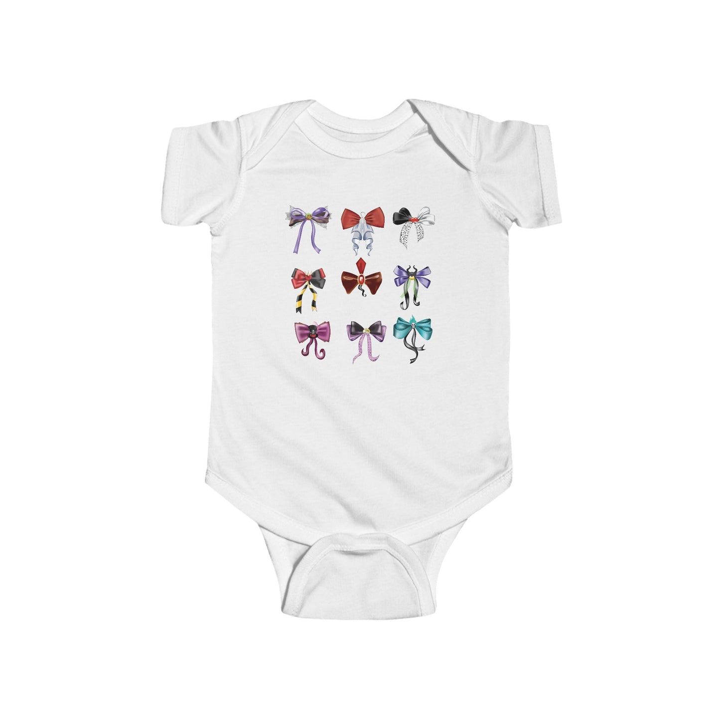 Bad to the Bow - Villains Bows - Baby Onesie