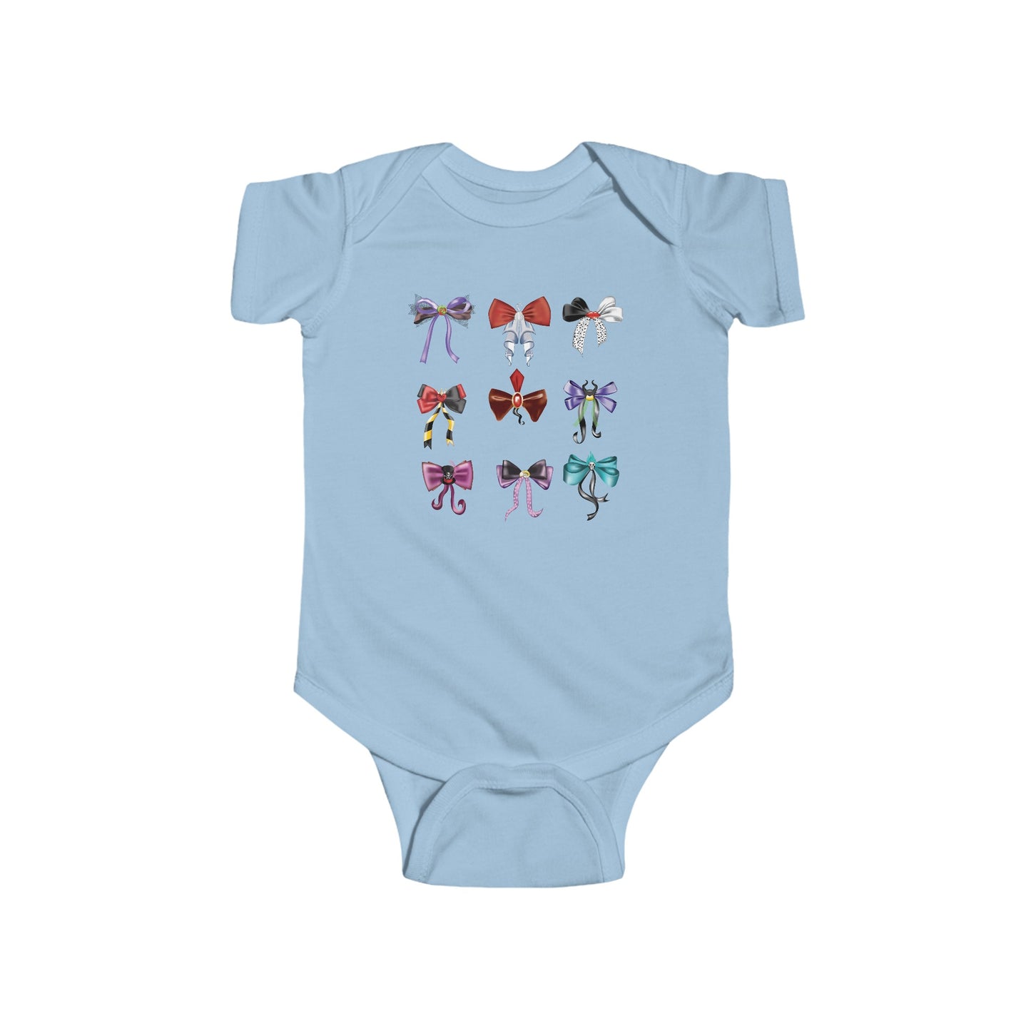 Bad to the Bow - Villains Bows - Baby Onesie