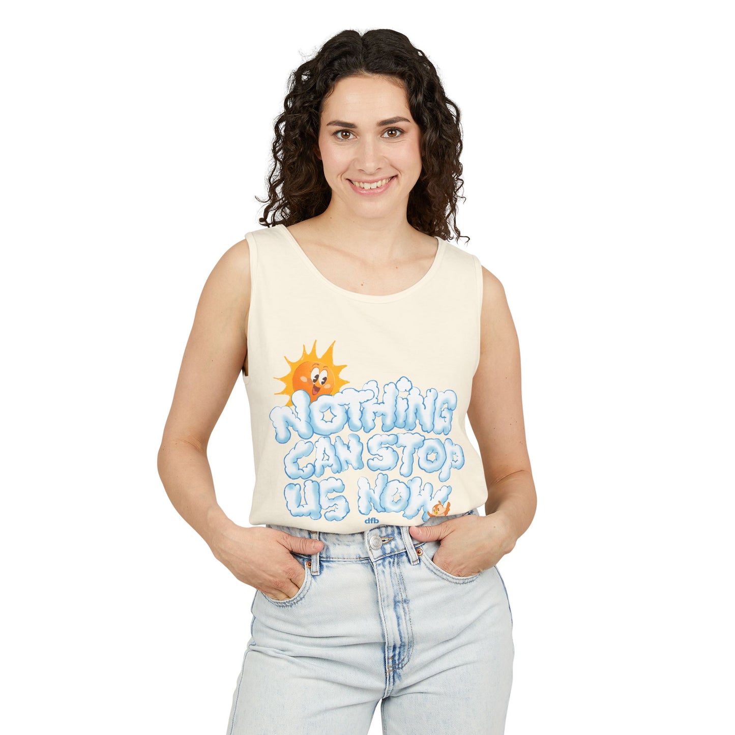 Nothing Can Stop Us Now - Unisex Garment-Dyed Tank Top