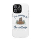 Snowy, Cabin Castle I'm Coming to the Cottage - Tough Magnetic Phone Case